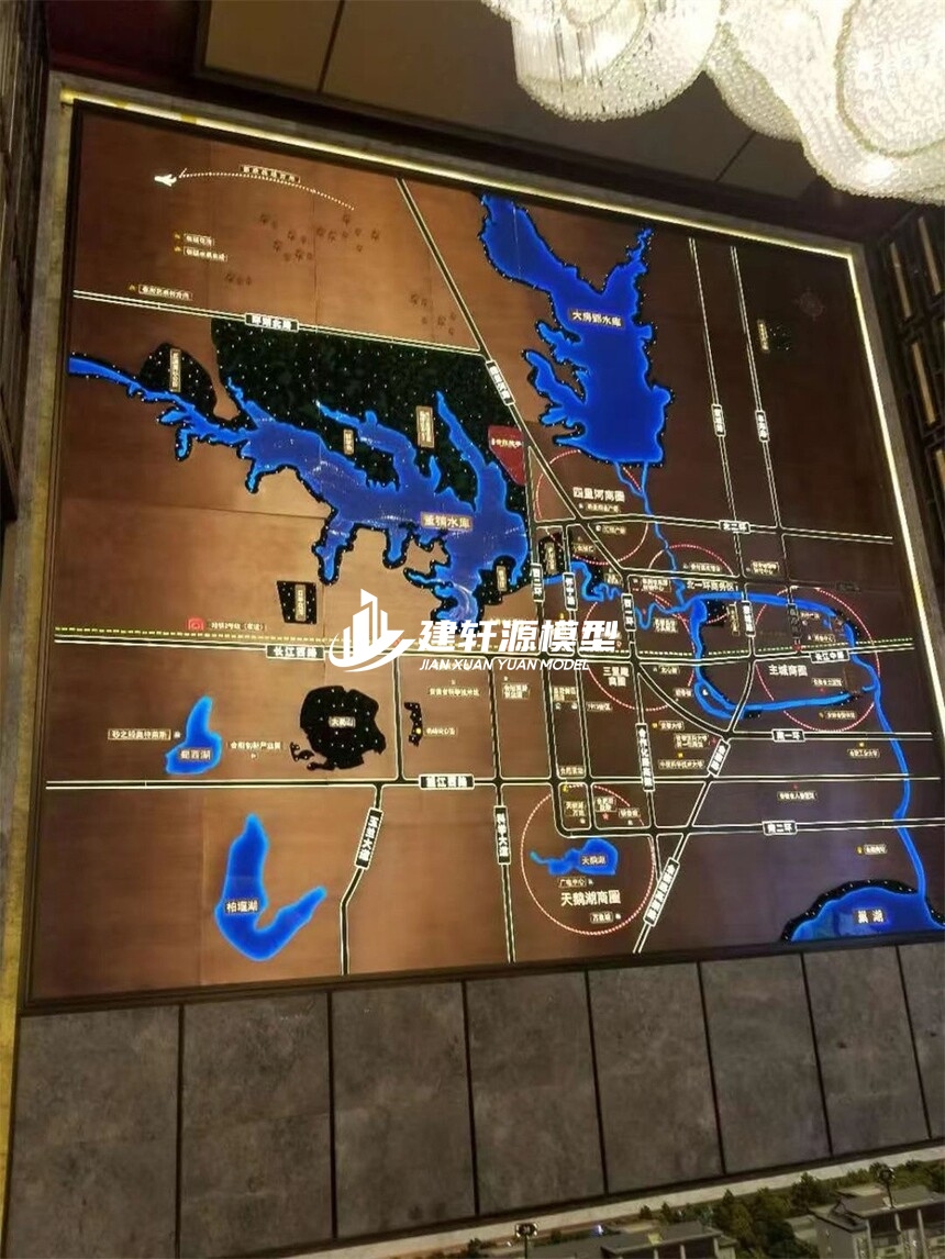 屯溪区域壁挂模型制作